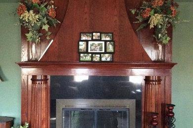 Living room photo in New York