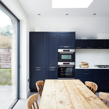 Rear extension and remodelling of the ground floor in Southfields, SW London