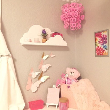 Stars Wars & Pretty Pink Tiaras - Shared Brother/Sister Bedroom Re-design