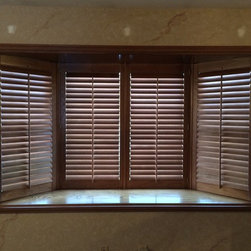 Bay Window Treatments - Interior Shutters