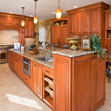 Kitchens - Tiered Island Design
