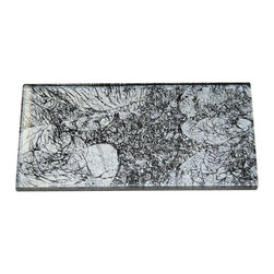 3x6 Glossy Silver Deco Subway Glass Mosaic Tiles - Home Accessories & Decor