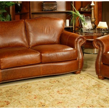 Leather Sofas & Leather Living Room Furniture Sets