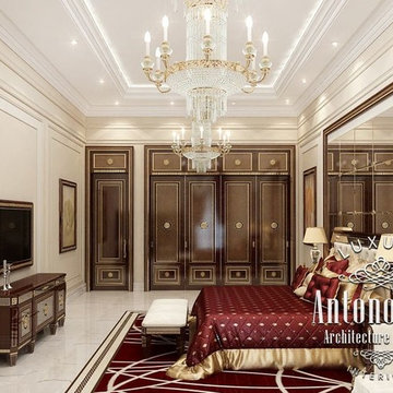 Bedroom interior design from Antonovich Design