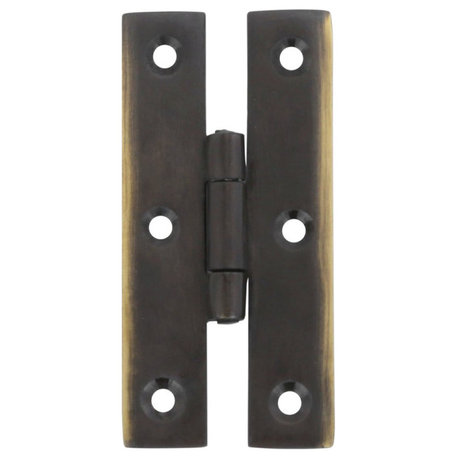 3" Oil Rubbed Bronze Cabinet Flush H Hinge