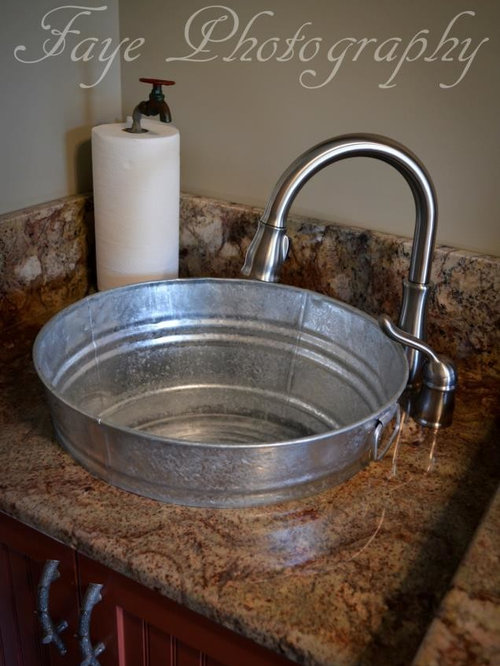 Galvanized Sink Home Design Ideas, Pictures, Remodel and Decor