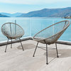 Hannover Wicker Acapulco Chair, Set of 2, Gray