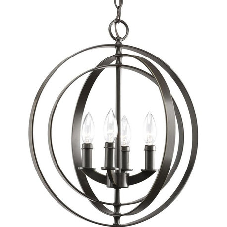 Thomasville Lighting Equinox 4-Light Foyer in Antique Bronze