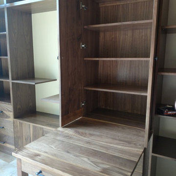 Custom Walnut Built In - Fairfax Station