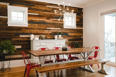 Inspiration for a rustic home design remodel in Vancouver