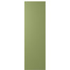 15"W True Fit PVC Horizontal Slat Modern Style, Moss Green, 73"H
