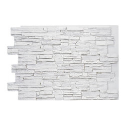 ALPINE FAUX DEEP STACKED STONE- 36"H x 48"W - Wall Panels