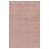 Kaleen Shiny Shy01-92 Solid Color Rug, Pink, 5'0"x7'9"