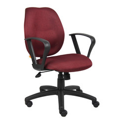 Mid Back Upholstered Fabric Office Task - Office Chairs