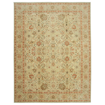 Rug N Carpet - Hand-Knotted Oriental 11' 11" x 15' 11" Oversize Oushak Area Rug