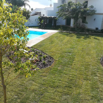 Da terreno agricolo a giardino con piscina | 700 mq
