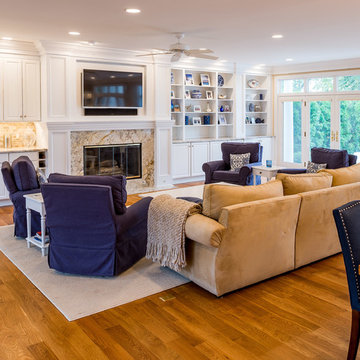 New Buffalo Interior Kitchen and Living Room Remodel