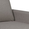vidaXL Sofa Accent Living Room Single Sofa Chair with Armrest Light Gray Fabric
