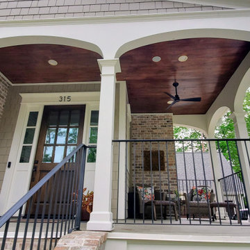 Front Porch: Welcoming Charm with Architectural Detail