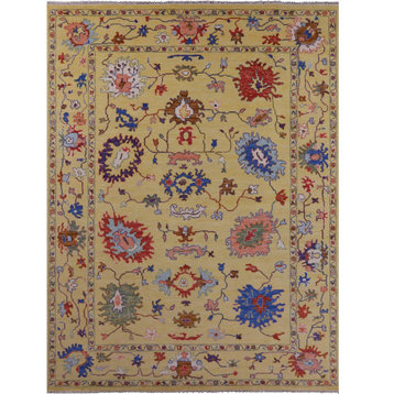 10' 3" X 14' 3" Turkish Oushak Hand-Knotted Wool Rug - Q13566