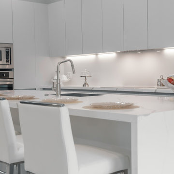 Sleek Elegance - Full Matte Lacquer Kitchen Project