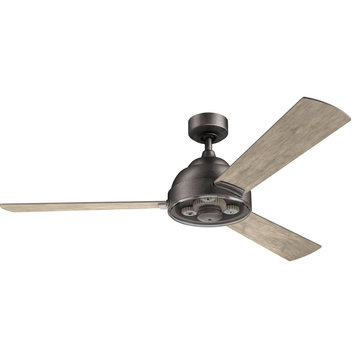 Pinion 60" Indoor Ceiling Fan, Anvil Iron
