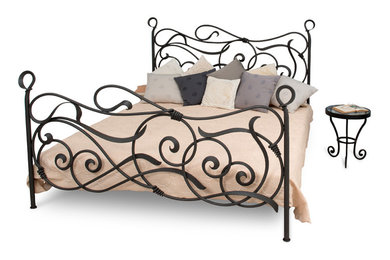 Collete wrought iron bed