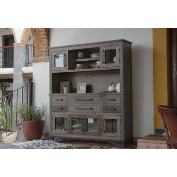 Crafters and Weavers Greenview Loft Sideboard / Hutch