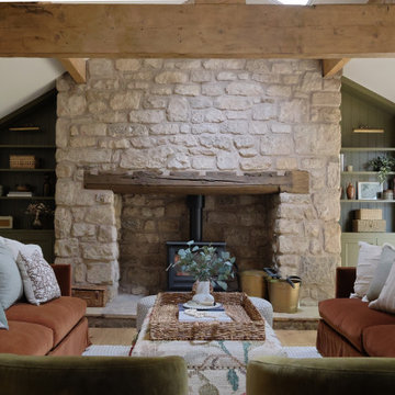 Round The Door bookcase and Alcoves
