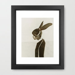 Rabbit Framed Art Print - Artwork