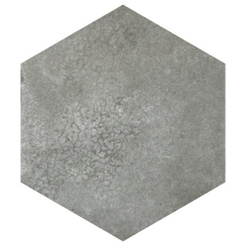 Heritage Hex Shadow Porcelain Floor and Wall Tile