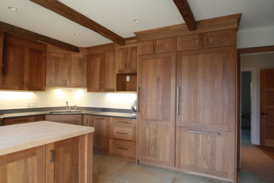 Mountain style kitchen photo in New York