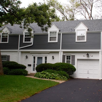 Colonial Style Home Highland Park, IL in James Hardie Siding & Trim