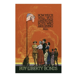 "WWI: Buy Liberty Bonds" Digital Paper Print, 14"x20", 34"x50 ...