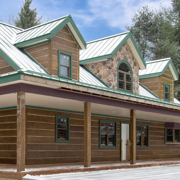Concrete Log Siding Homes