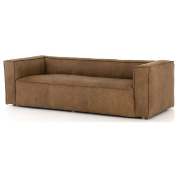 Alfred Reverse Stitch Sofa Natural Washed Sand