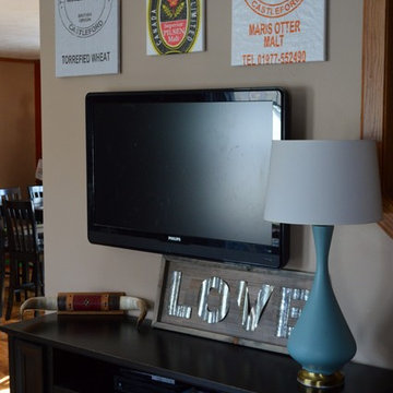 Eclectic Family Room Re-decorating
