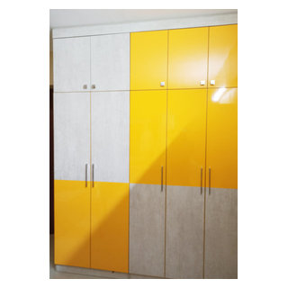 Sudeep & Soumya's Apartment - Contemporary - Bedroom - Bengaluru - by Spaces of ur Life | Houzz