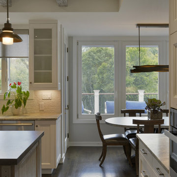A Bright and Rustic Family-Friendly Kitchen