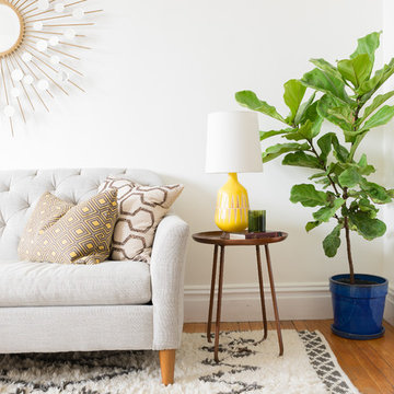 Sofa + Side table Vignette