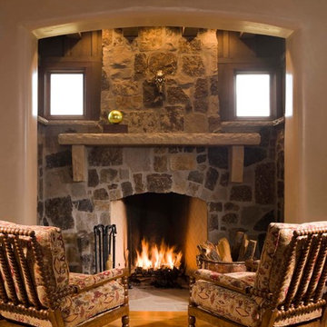 Ranch Style Living Room in Santa Fe