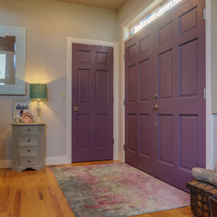 Design ideas for an eclectic entryway in Other.