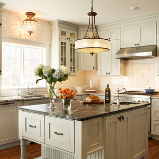 75 Beautiful Kitchen With Gray Cabinets And Soapstone Countertops