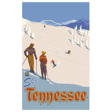 Paul A. Lanquist Ski Tennessee Art Print, 24"x36"