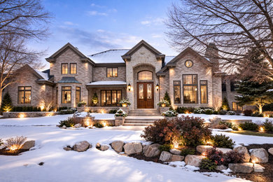 Inspiration for a timeless exterior home remodel in Salt Lake City