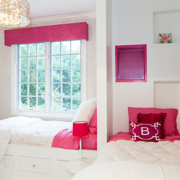 Villanova, PA : Girls Pink Accent Bedroom