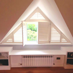 Circle & Triangle Window - Children's Nursery - Galway - Interior Shutters