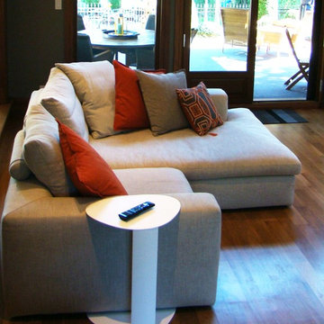 Living room rustic style in Laval
