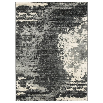 Ashley Furniture Roskos 5' x 7' Rug in Black and Gray