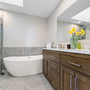 Curbless Shower and Tub Remodel in Carnation | Bezruchuk Inc